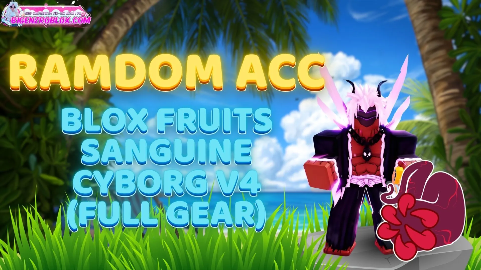 Cyborg V4 (FULL GEAR) + Sanguine 100k